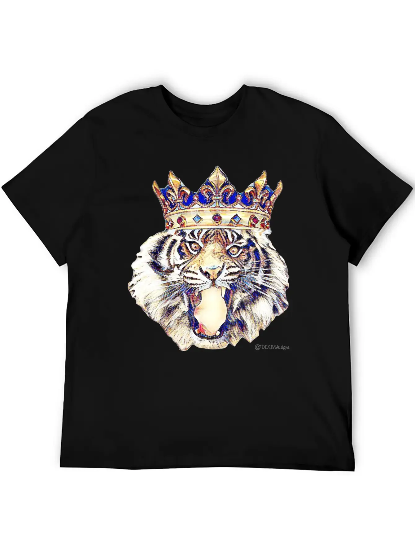 Tiger King Stylish Everyday T-Shirt – Unisex Basic Cotton Tee