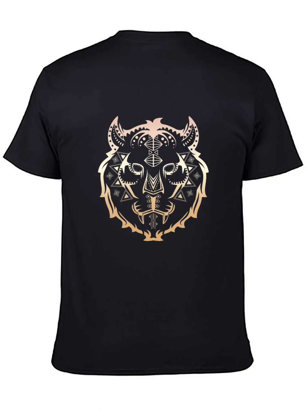 Tiger Pattern Essential Cotton Tee For Daily Outfits – Unisex Style