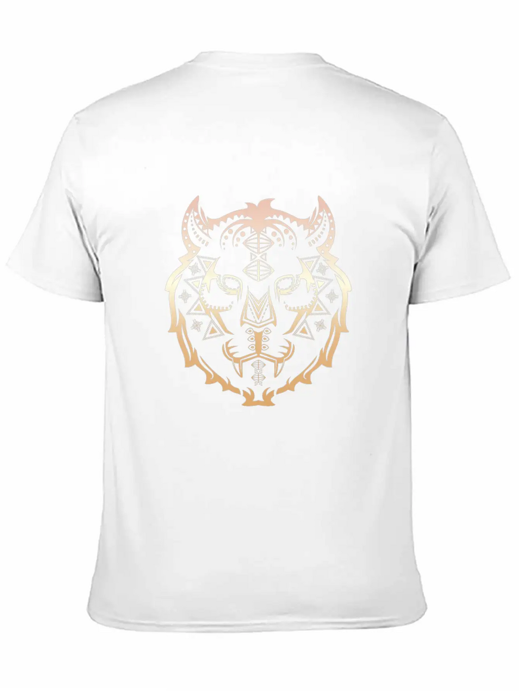 Tiger Pattern Essential Cotton Tee For Daily Outfits – Unisex Style