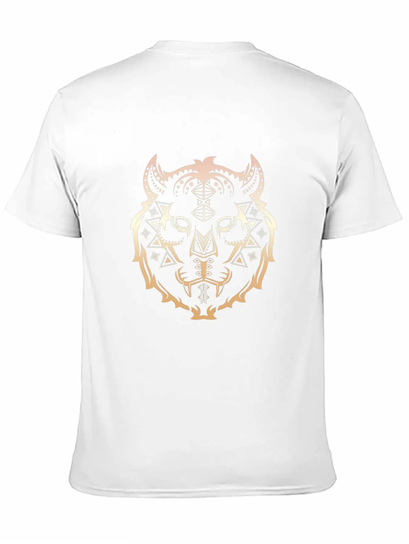 Tiger Pattern Essential Cotton Tee For Daily Outfits – Unisex Style