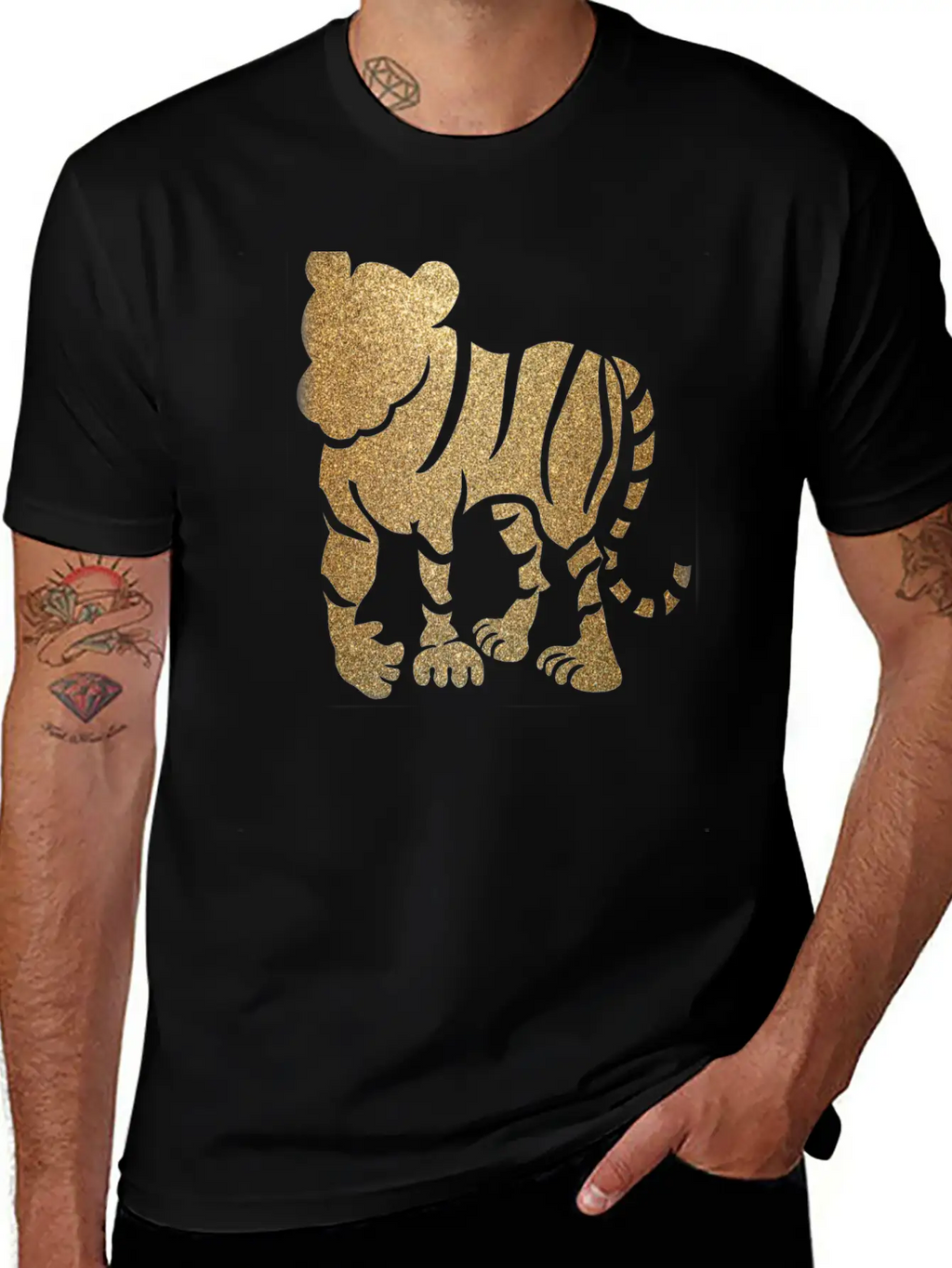 Tiger Stylish Everyday T-Shirt – Unisex Basic Cotton Tee
