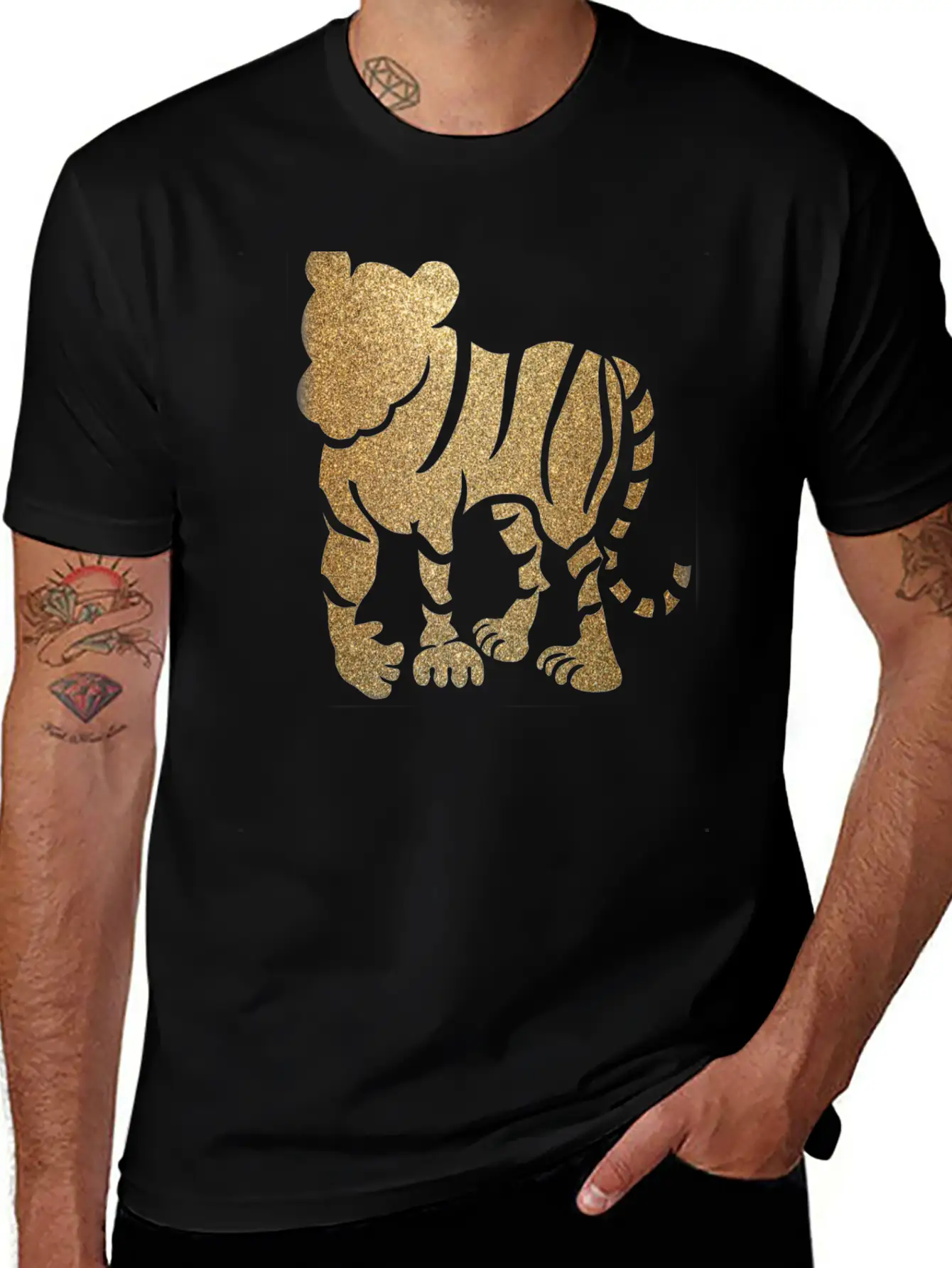 Tiger Stylish Everyday T-Shirt – Unisex Basic Cotton Tee