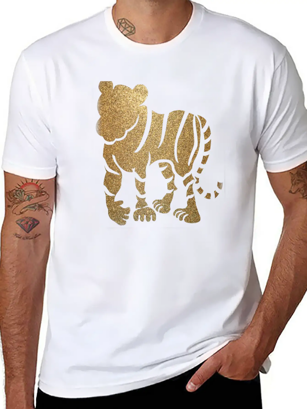 Tiger Stylish Everyday T-Shirt – Unisex Basic Cotton Tee