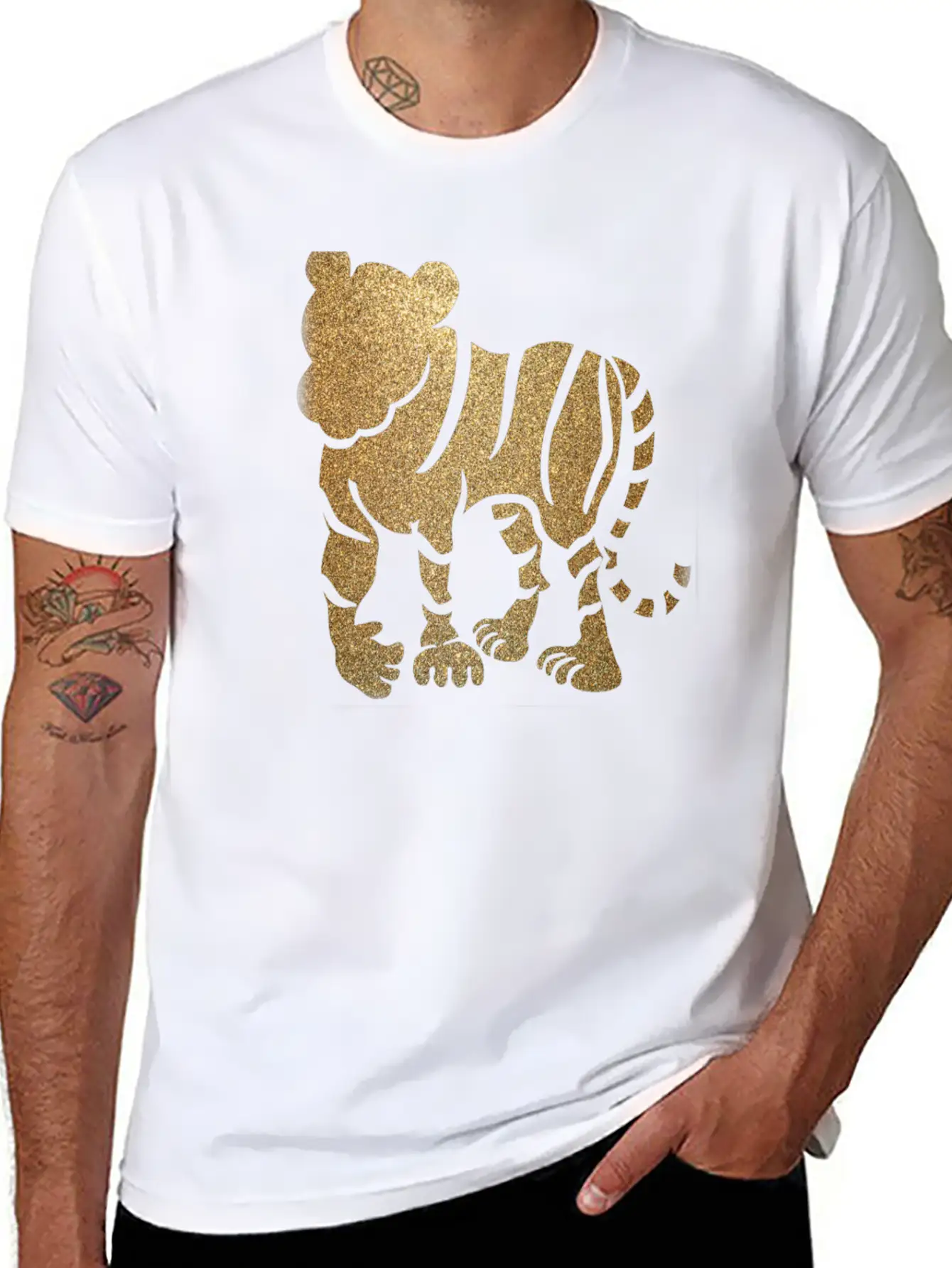 Tiger Stylish Everyday T-Shirt – Unisex Basic Cotton Tee