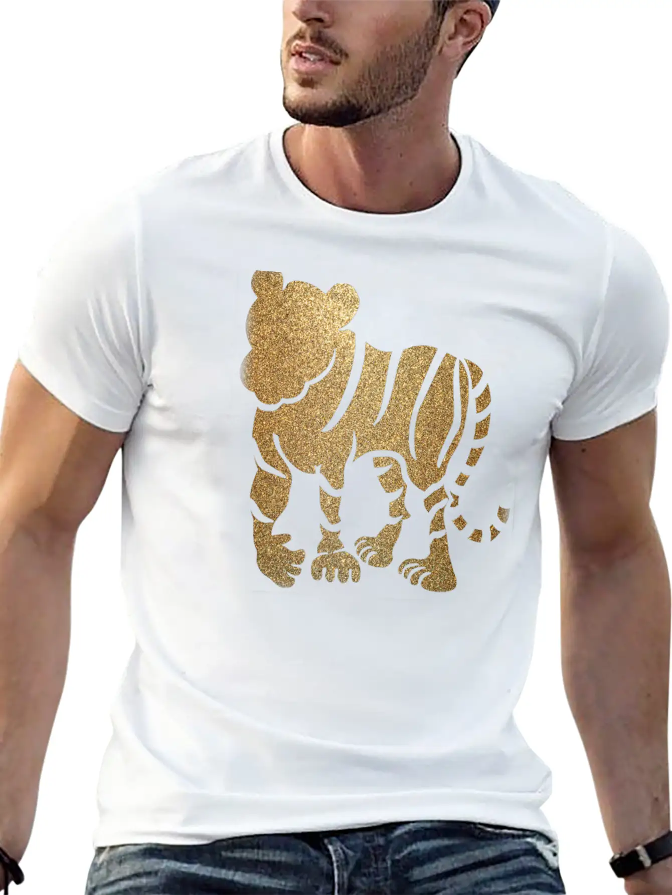 Tiger Stylish Everyday T-Shirt – Unisex Basic Cotton Tee