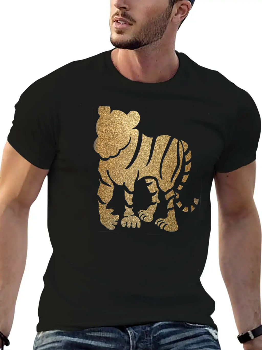 Tiger Stylish Everyday T-Shirt – Unisex Basic Cotton Tee