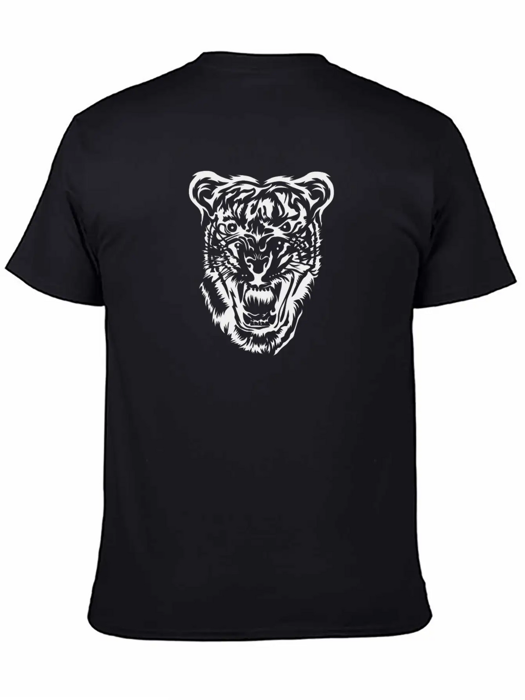 Tiger Tiger Head Africa Safari Essential Cotton Tee For Daily Outfits – Unisex Style