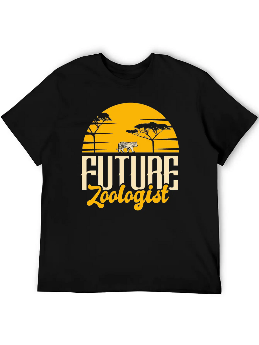 Tiger Tiger Stripe Jungle Unisex Casual T-Shirt – Clean Design For Daily Comfort