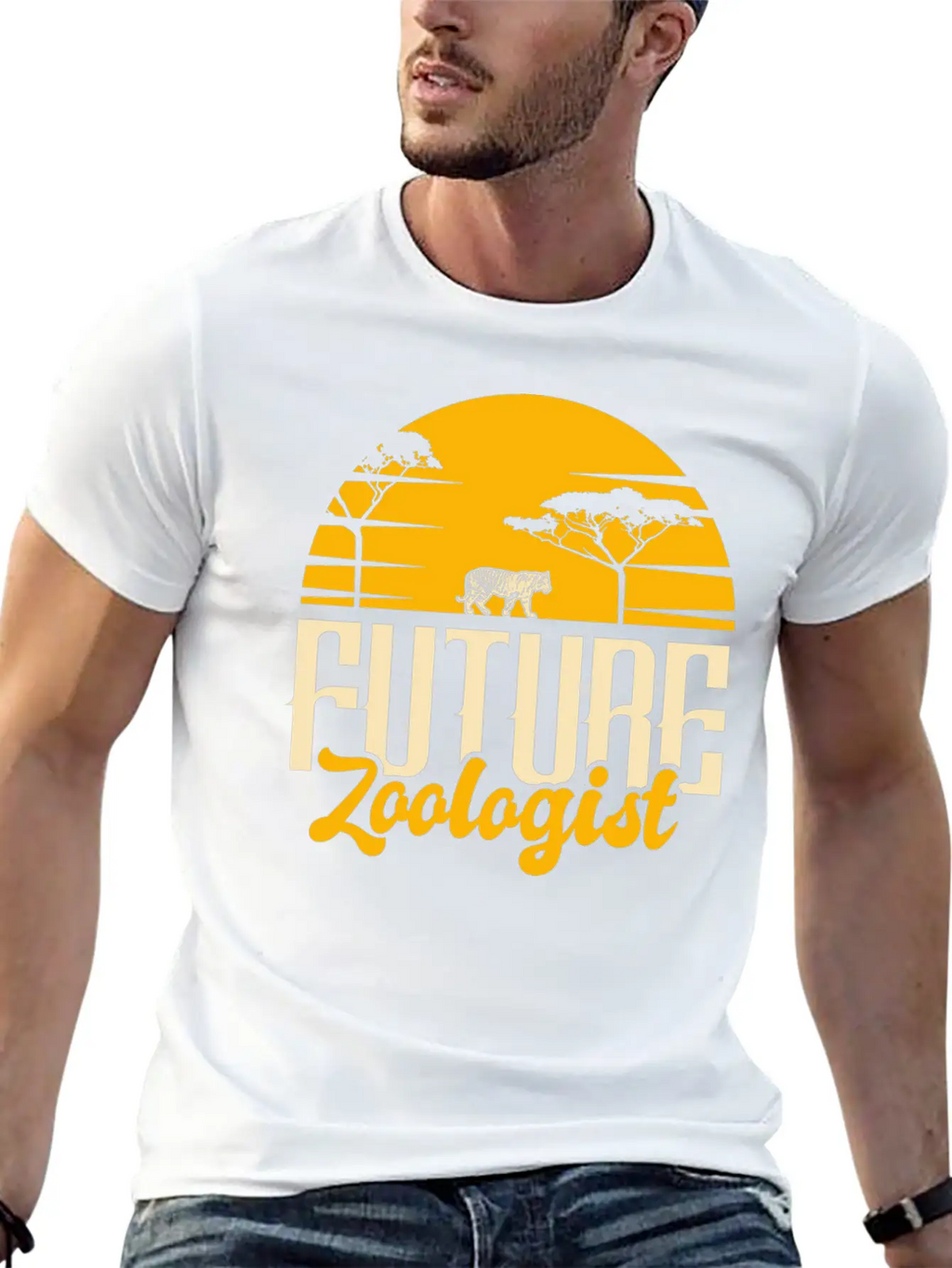 Tiger Tiger Stripe Jungle Unisex Casual T-Shirt – Clean Design For Daily Comfort