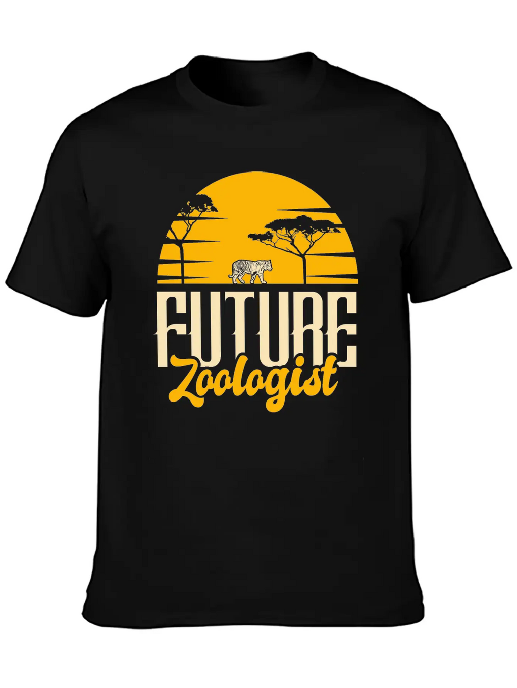 Tiger Tiger Stripe Jungle Unisex Casual T-Shirt – Clean Design For Daily Comfort