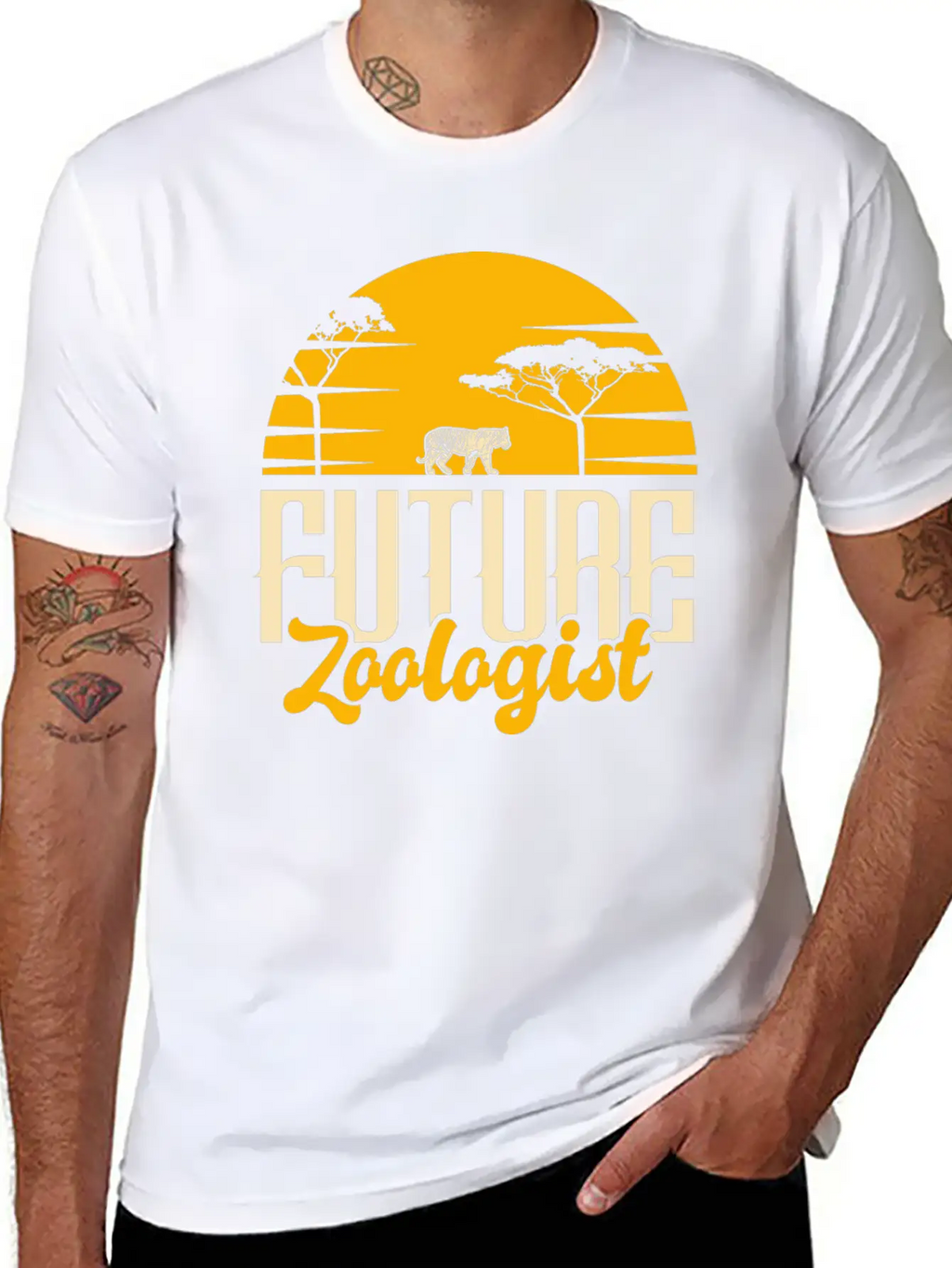 Tiger Tiger Stripe Jungle Unisex Casual T-Shirt – Clean Design For Daily Comfort
