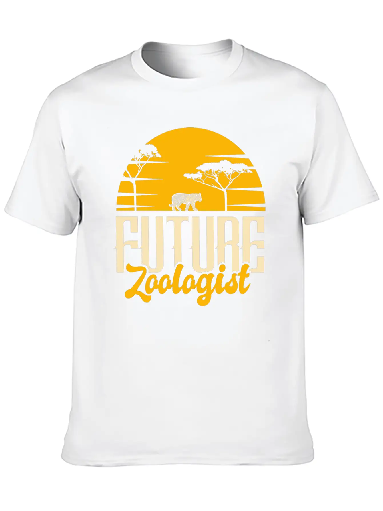 Tiger Tiger Stripe Jungle Unisex Casual T-Shirt – Clean Design For Daily Comfort