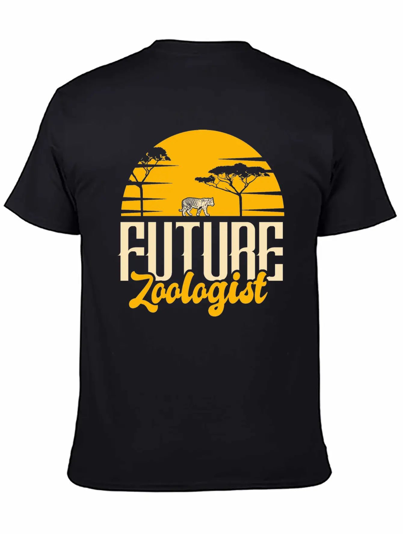 Tiger Tiger Stripe Jungle Unisex Casual T-Shirt – Clean Design For Daily Comfort