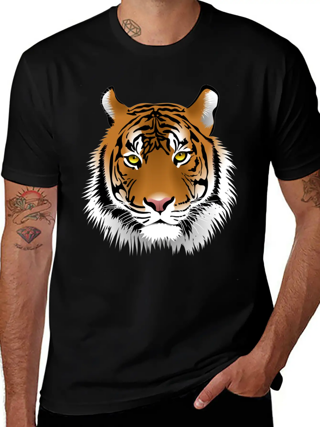 Tiger Unisex Casual T-Shirt – Clean Design For Daily Comfort