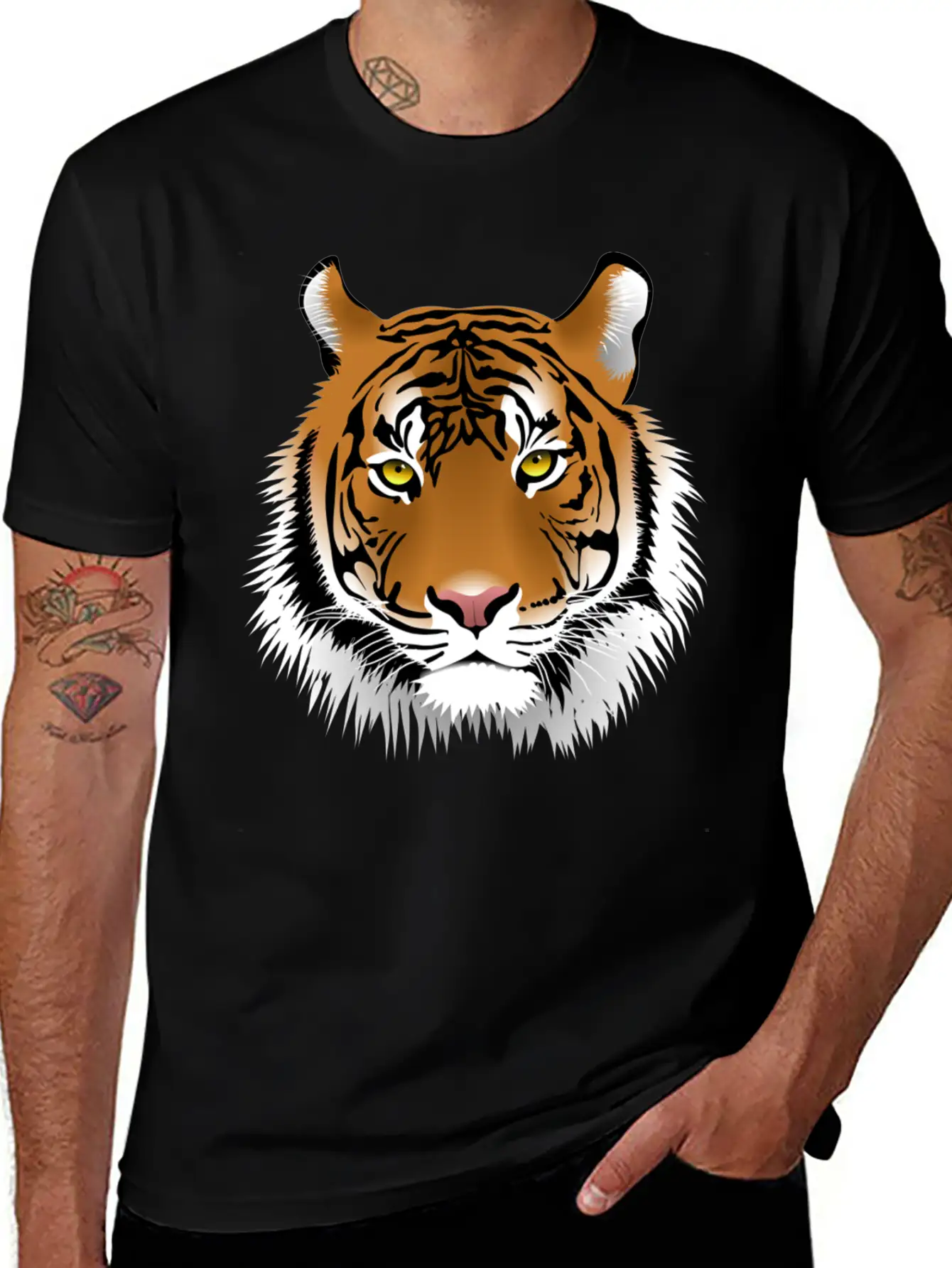 Tiger Unisex Casual T-Shirt – Clean Design For Daily Comfort