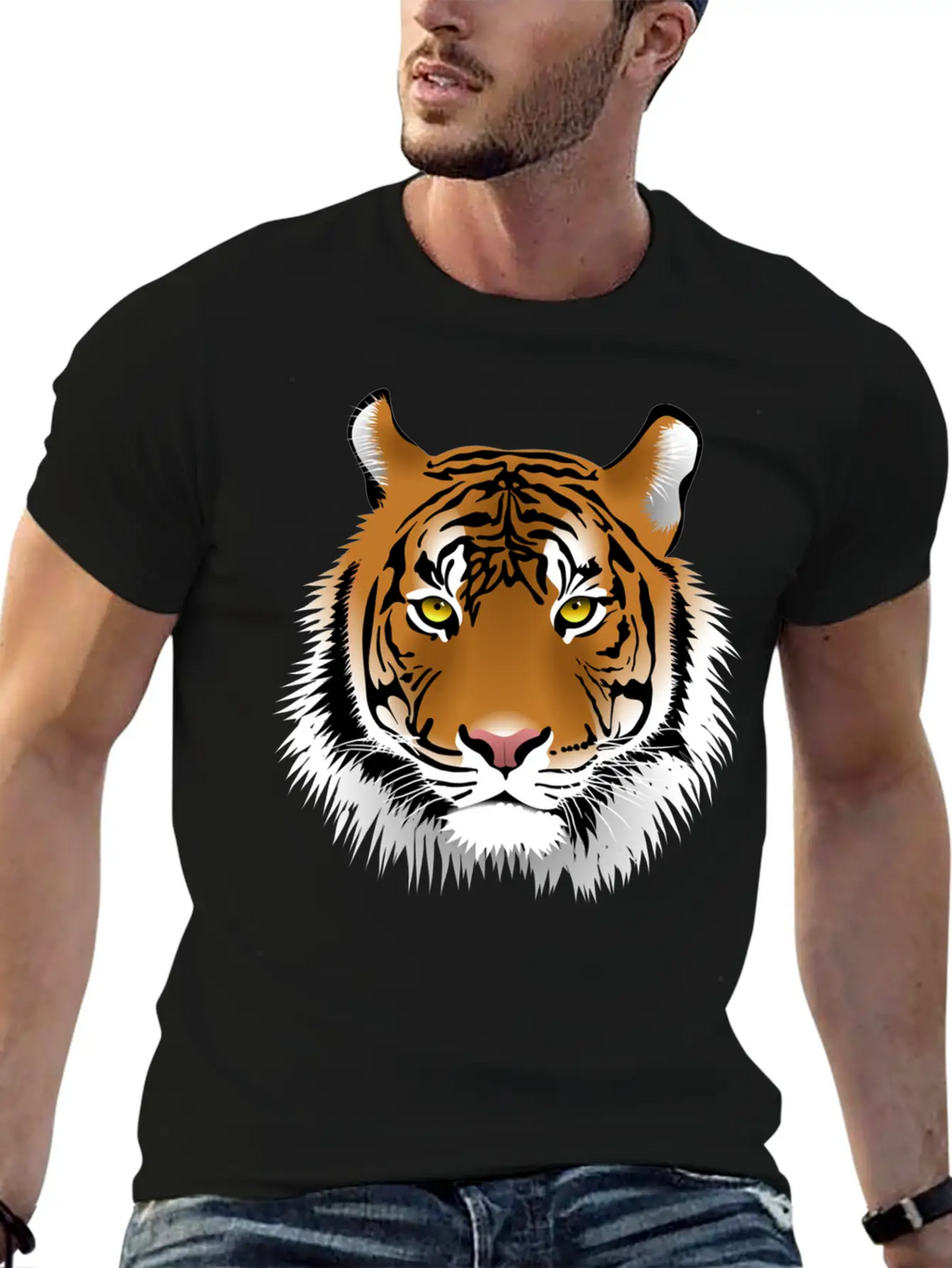 Tiger Unisex Casual T-Shirt – Clean Design For Daily Comfort