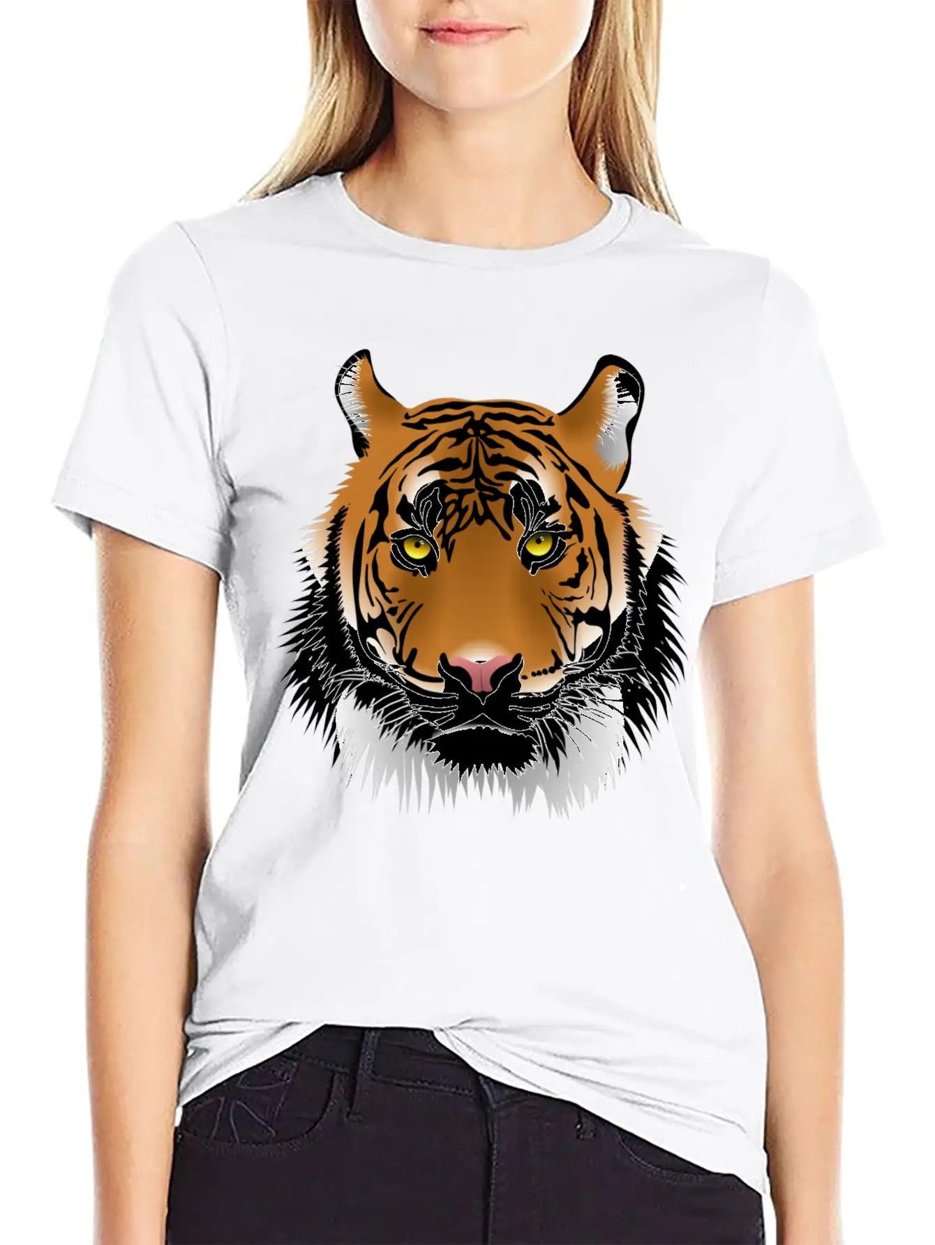Tiger Unisex Casual T-Shirt – Clean Design For Daily Comfort