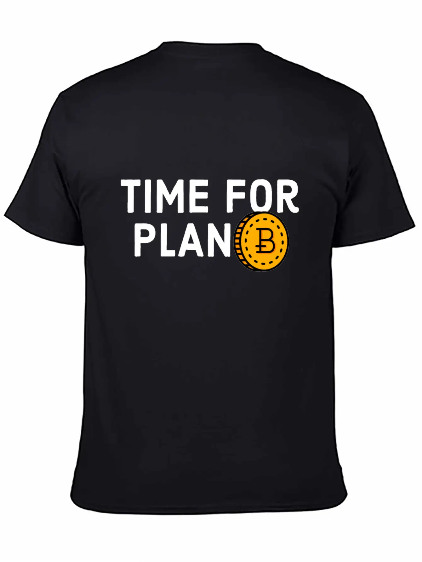 Time For Plan B - Cool Blockchain HODL Crypto Unisex Short Sleeve Soft Cotton T-Shirt – Casual Everyday Wear