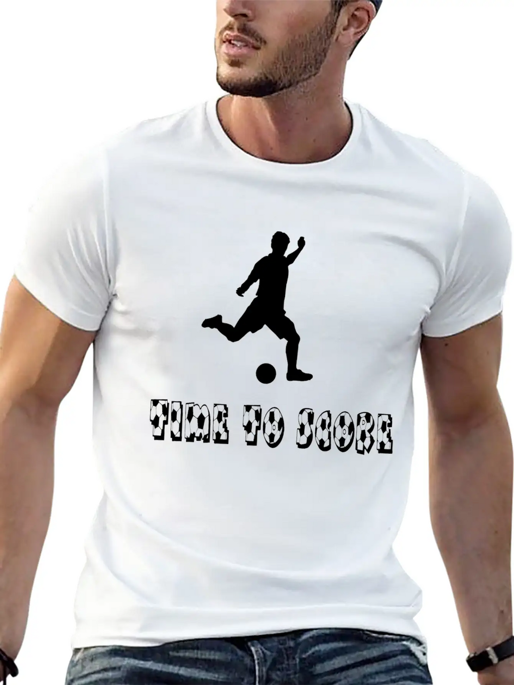 Time To Score Unisex Short Sleeve Soft Cotton T-Shirt – Casual Everyday Wear