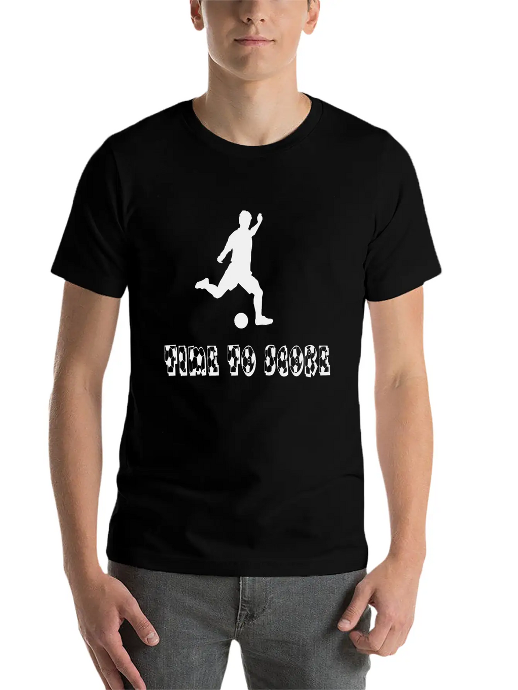 Time To Score Unisex Short Sleeve Soft Cotton T-Shirt – Casual Everyday Wear