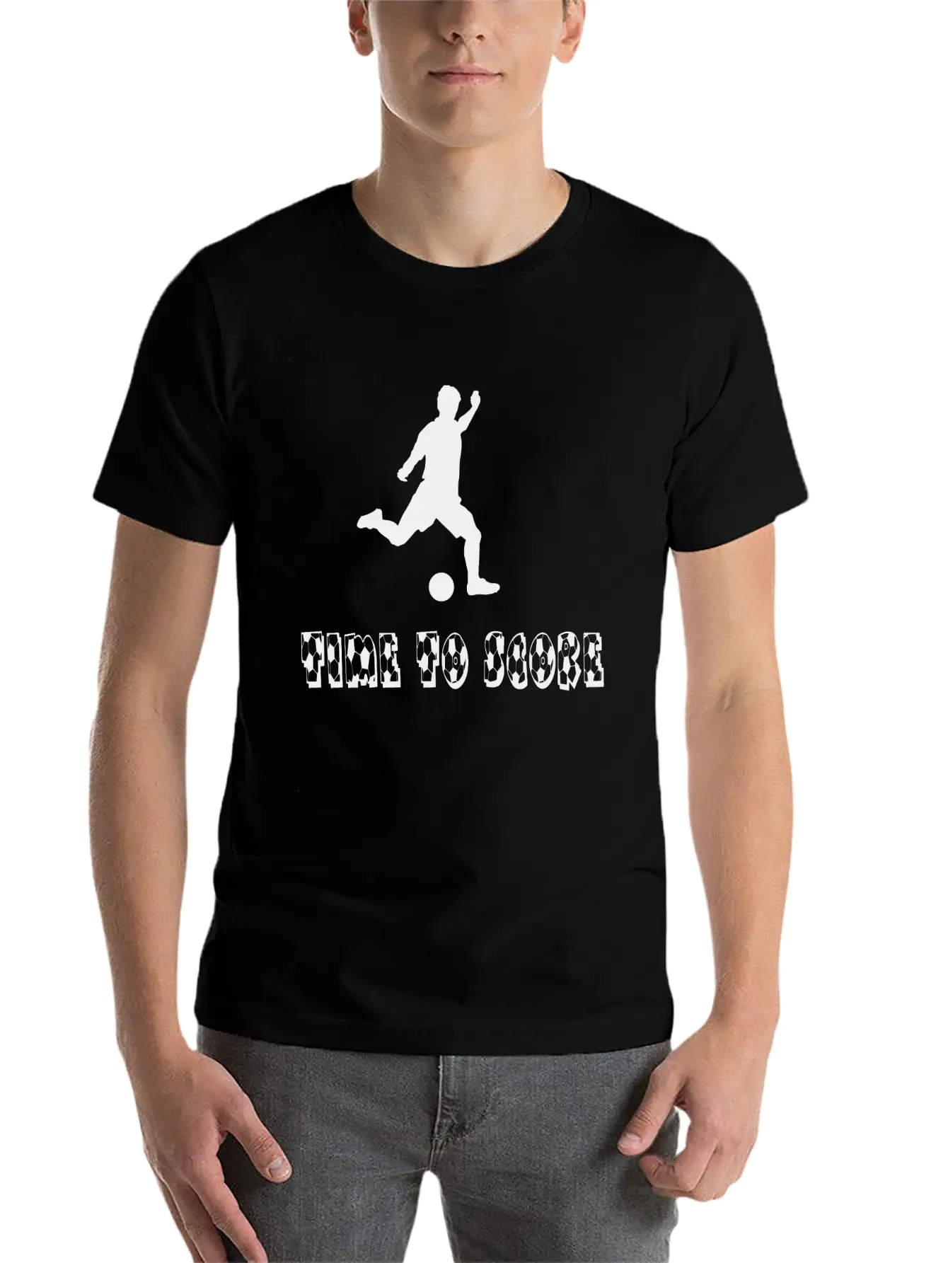Time To Score Unisex Short Sleeve Soft Cotton T-Shirt – Casual Everyday Wear