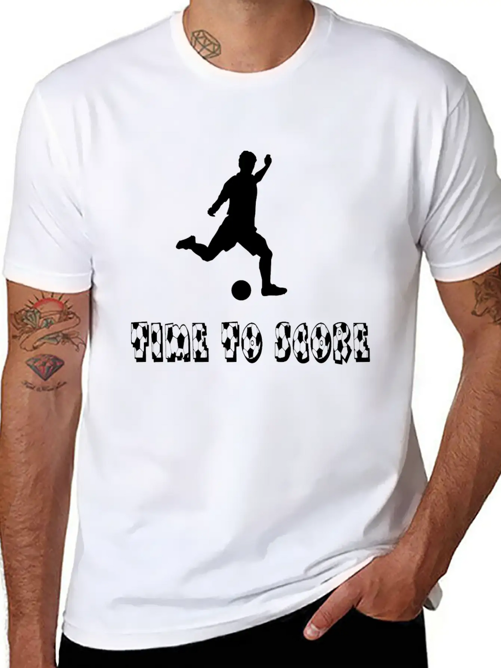Time To Score Unisex Short Sleeve Soft Cotton T-Shirt – Casual Everyday Wear