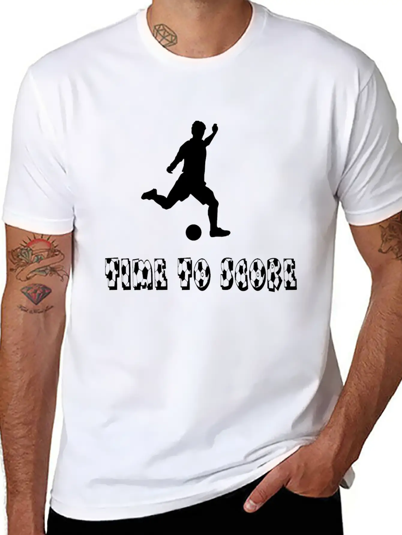 Time To Score Unisex Short Sleeve Soft Cotton T-Shirt – Casual Everyday Wear