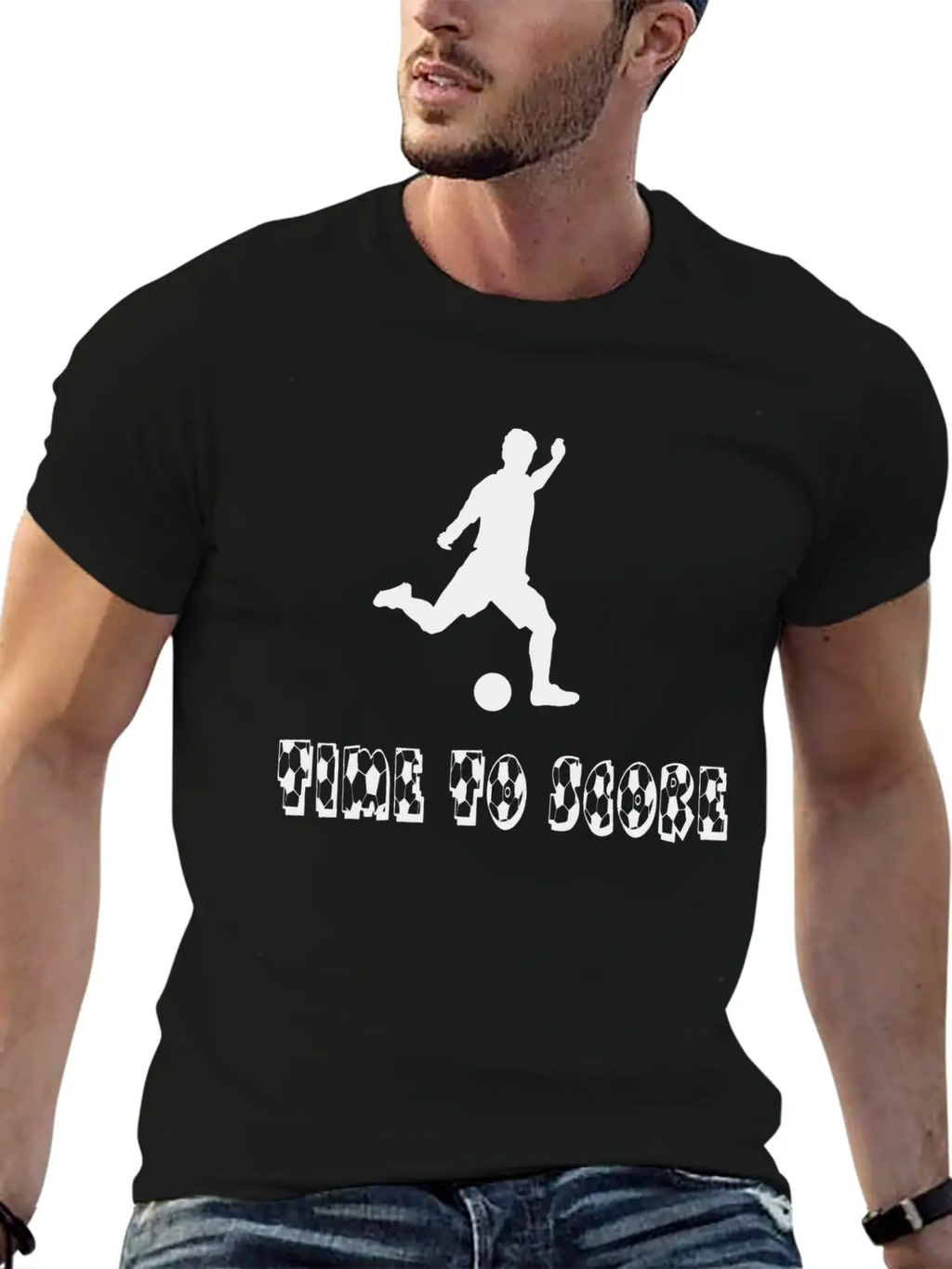 Time To Score Unisex Short Sleeve Soft Cotton T-Shirt – Casual Everyday Wear