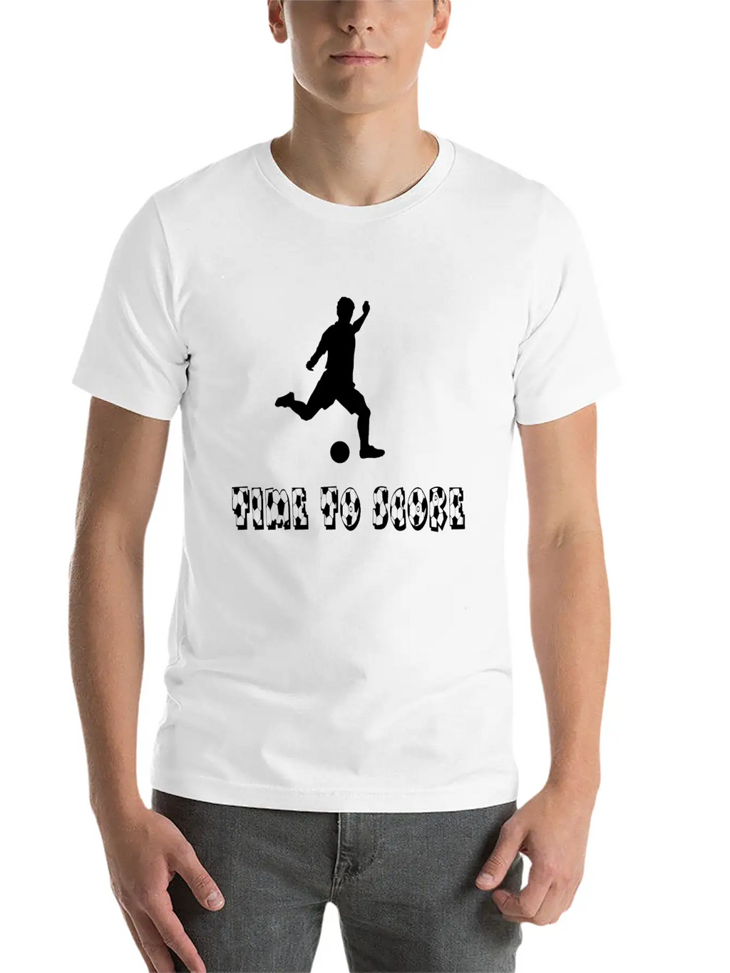 Time To Score Unisex Short Sleeve Soft Cotton T-Shirt – Casual Everyday Wear