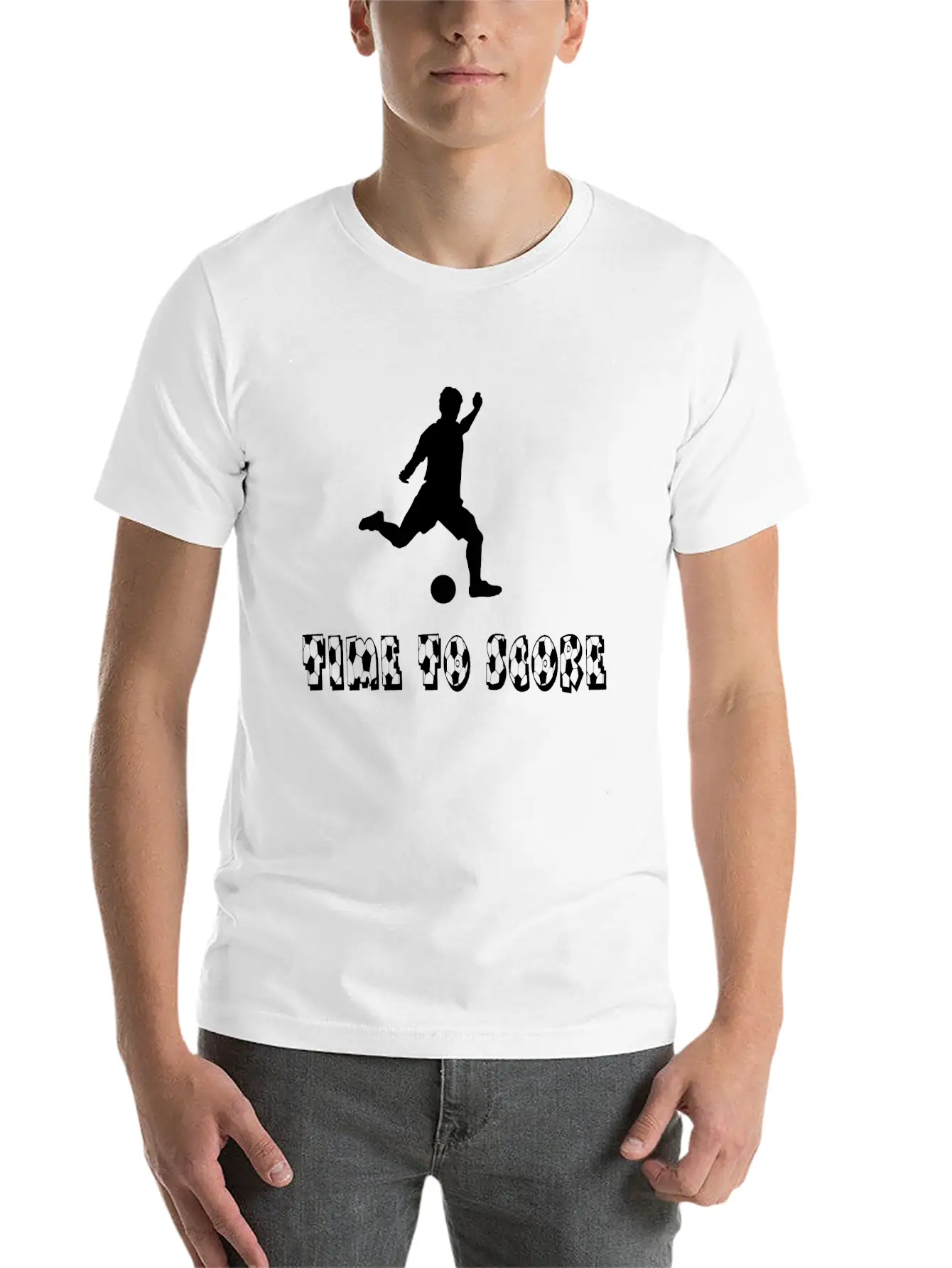 Time To Score Unisex Short Sleeve Soft Cotton T-Shirt – Casual Everyday Wear