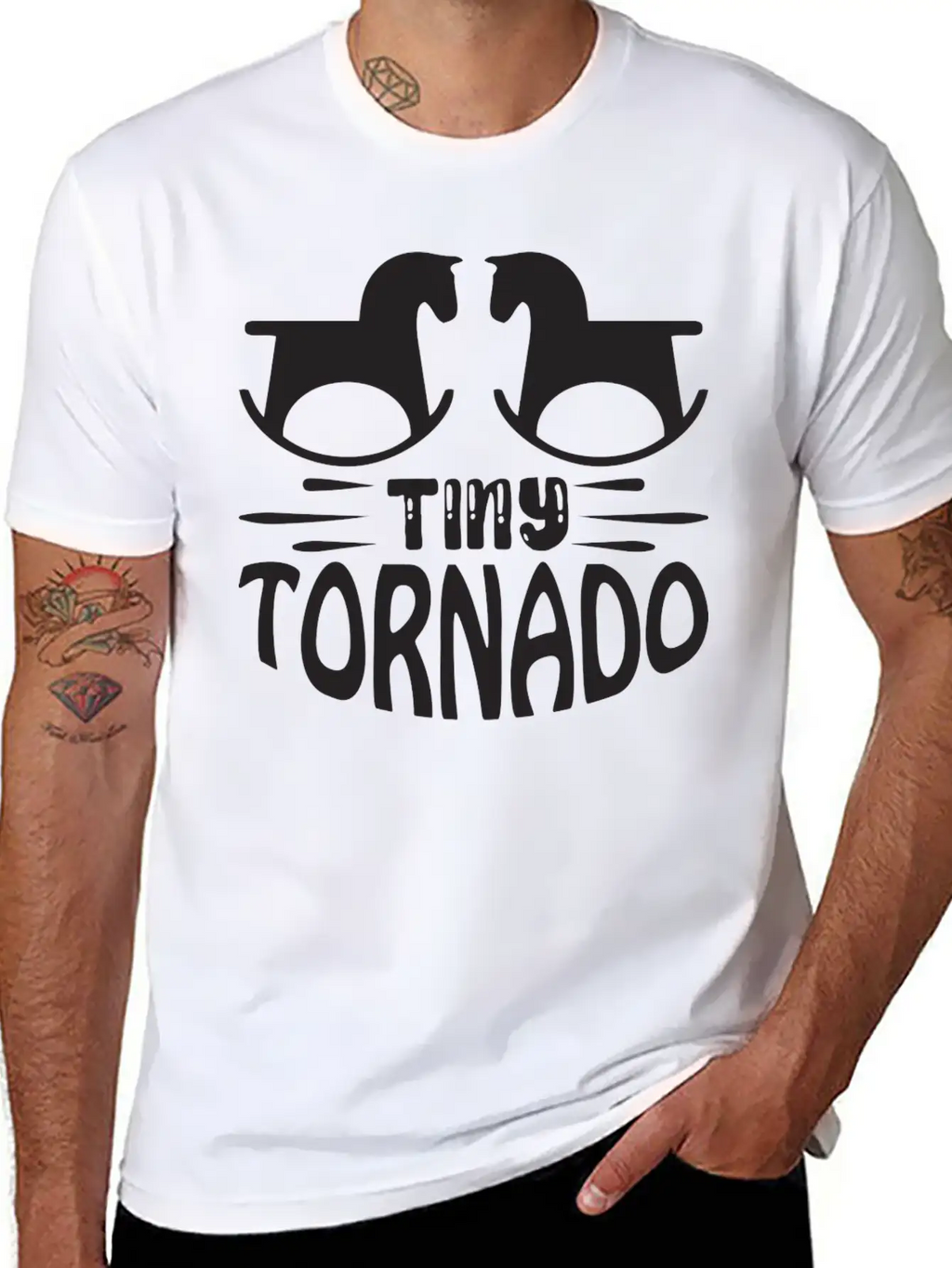 Tiny Tornado Essential Cotton Tee For Daily Outfits – Unisex Style
