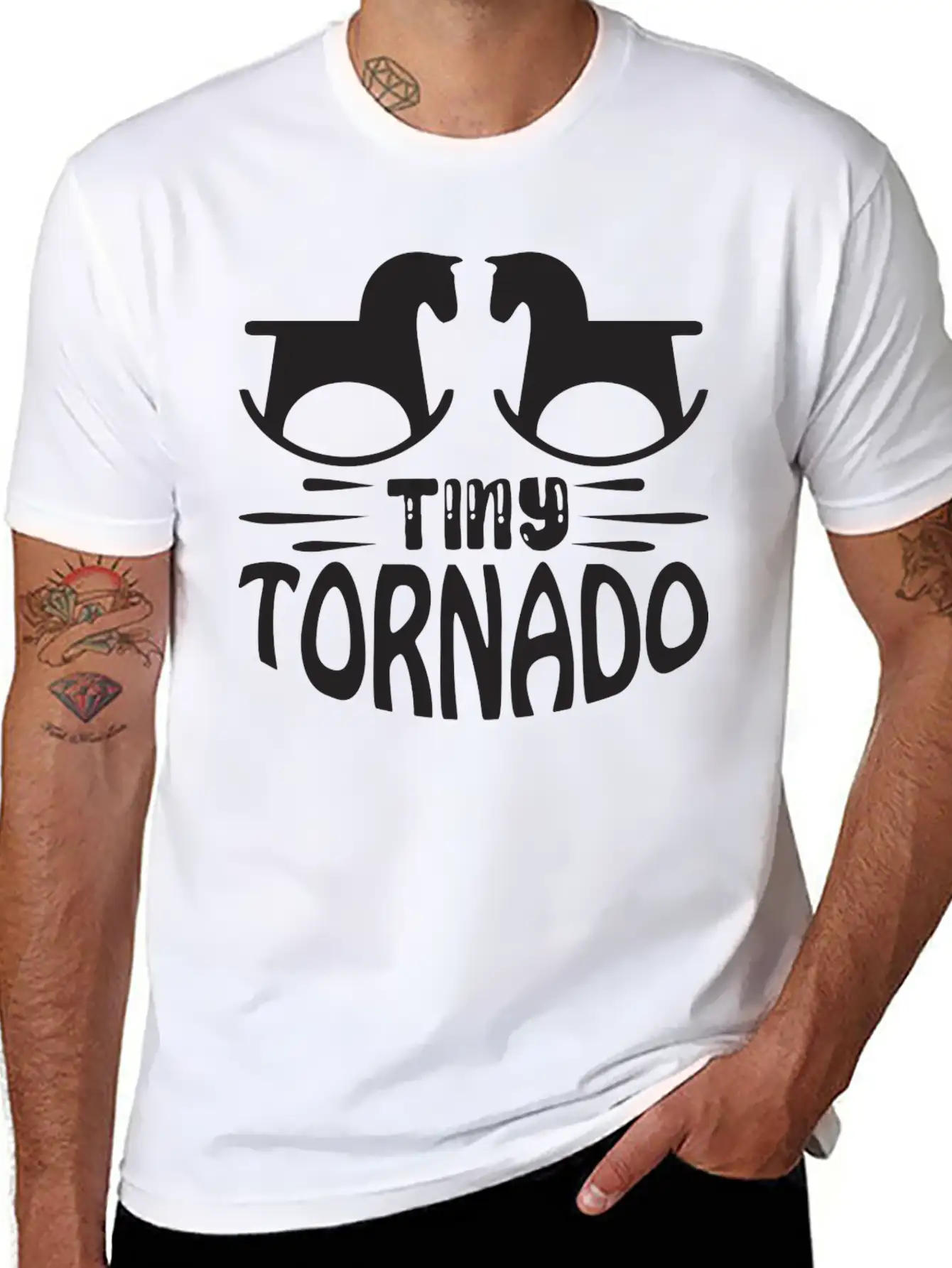 Tiny Tornado Essential Cotton Tee For Daily Outfits – Unisex Style