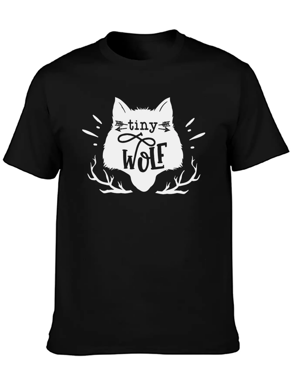 Tiny Wolf Son Little Brother Birthday Family Gift Unisex Short Sleeve Soft Cotton T-Shirt – Casual Everyday Wear