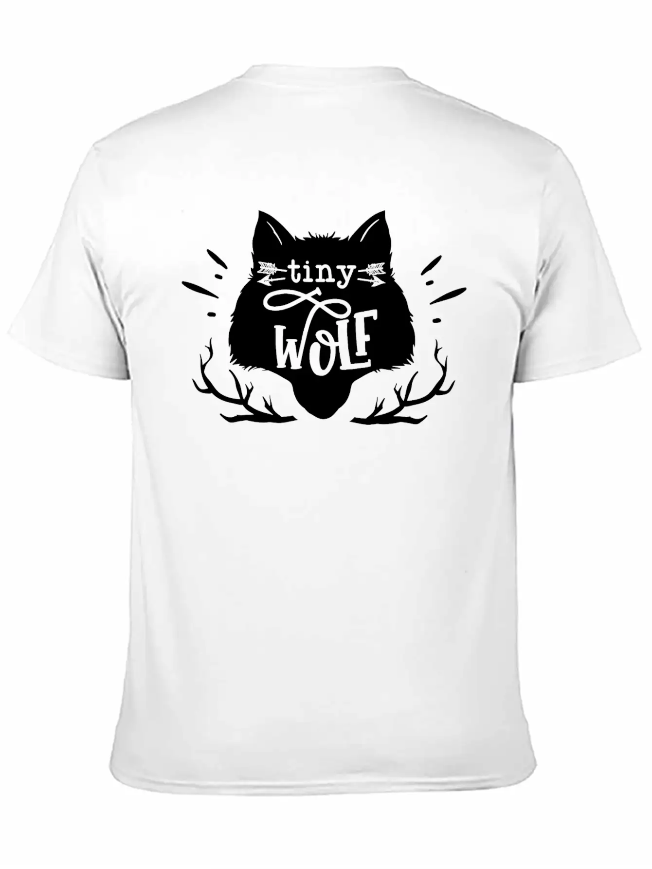 Tiny Wolf Son Little Brother Birthday Family Gift Unisex Short Sleeve Soft Cotton T-Shirt – Casual Everyday Wear