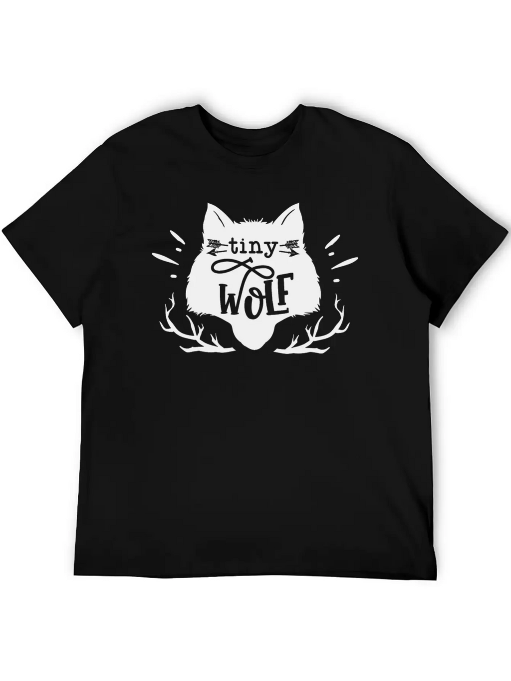Tiny Wolf Son Little Brother Birthday Family Gift Unisex Short Sleeve Soft Cotton T-Shirt – Casual Everyday Wear