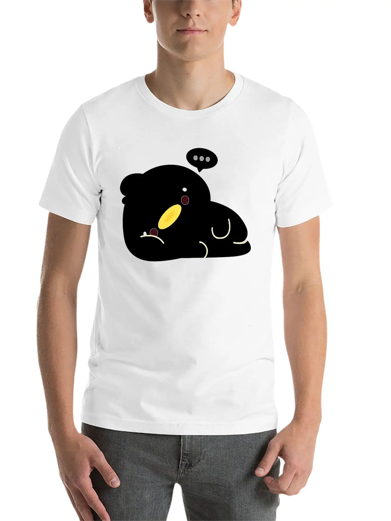 Tired Duck Stylish Everyday T-Shirt – Unisex Basic Cotton Tee