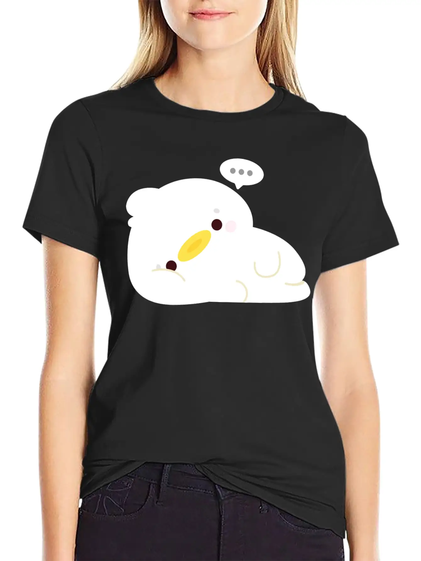 Tired Duck Stylish Everyday T-Shirt – Unisex Basic Cotton Tee