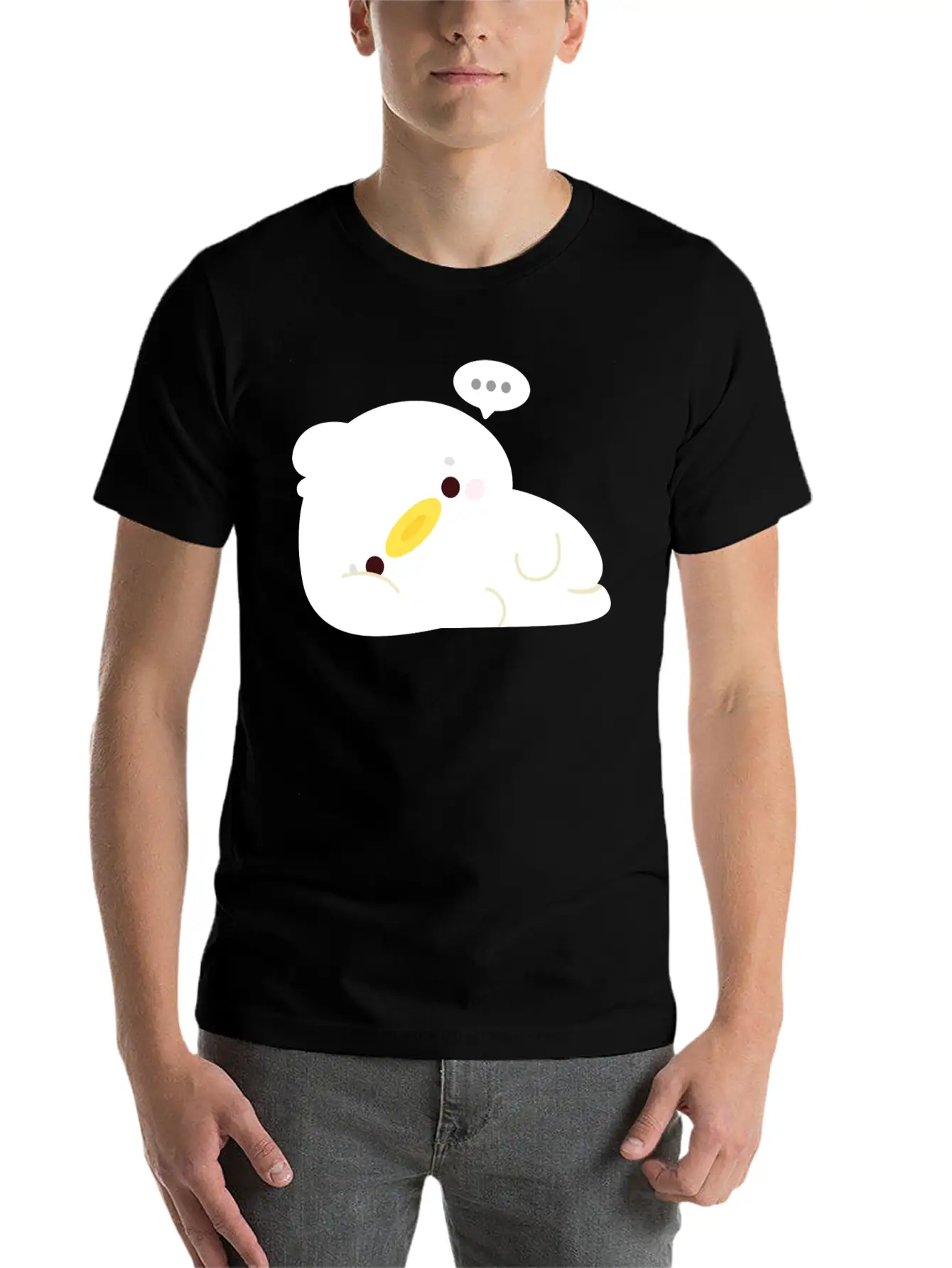 Tired Duck Stylish Everyday T-Shirt – Unisex Basic Cotton Tee
