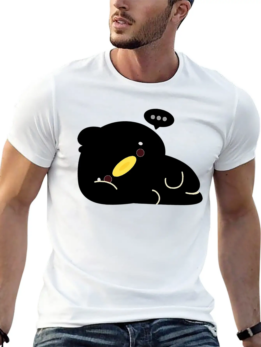Tired Duck Stylish Everyday T-Shirt – Unisex Basic Cotton Tee