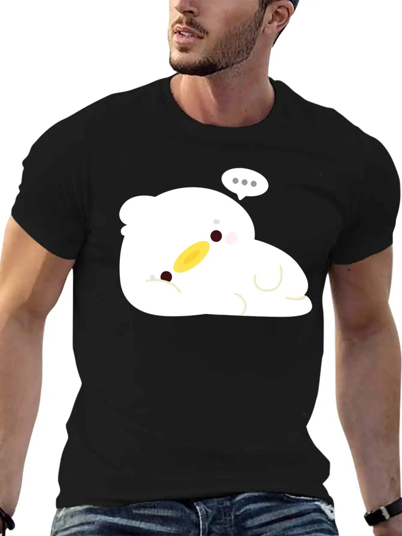Tired Duck Stylish Everyday T-Shirt – Unisex Basic Cotton Tee