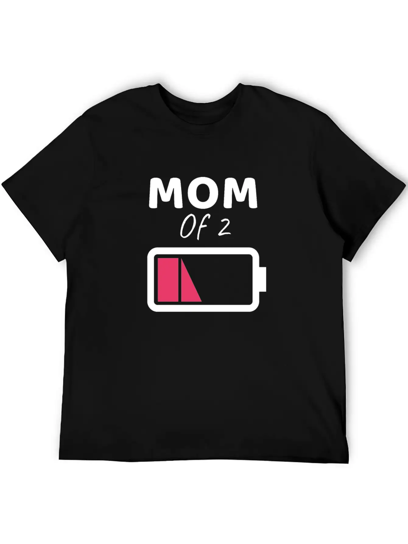 Tired Mom Mom Of 2 Gift Mom Of 2 Boys Gift Stylish Everyday T-Shirt – Unisex Basic Cotton Tee