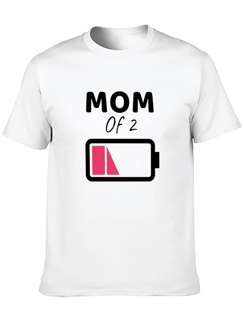 Tired Mom Mom Of 2 Gift Mom Of 2 Boys Gift Stylish Everyday T-Shirt – Unisex Basic Cotton Tee