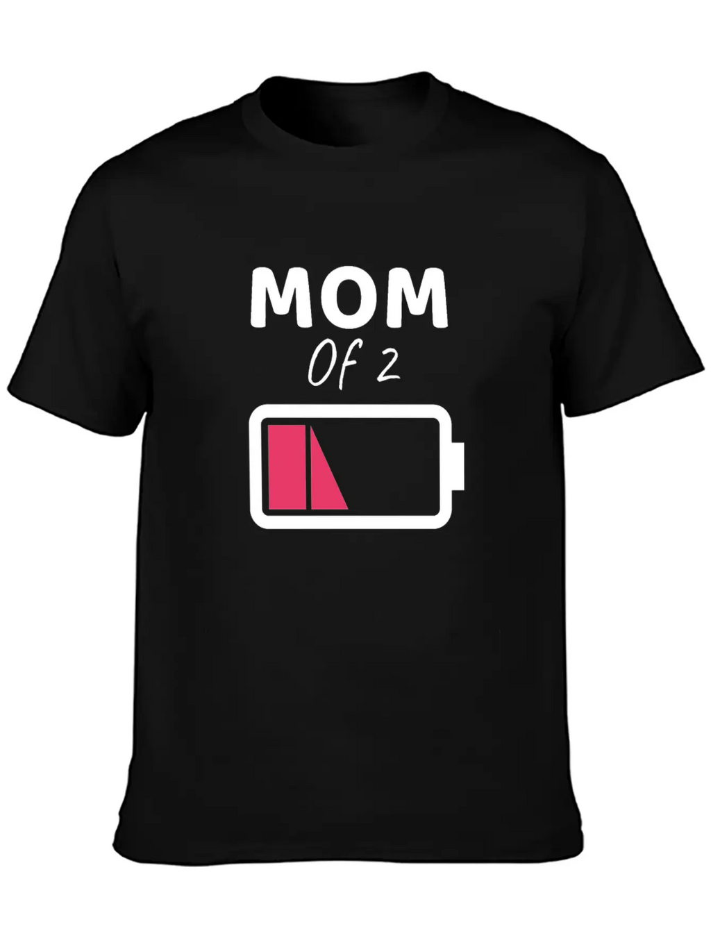 Tired Mom Mom Of 2 Gift Mom Of 2 Boys Gift Stylish Everyday T-Shirt – Unisex Basic Cotton Tee