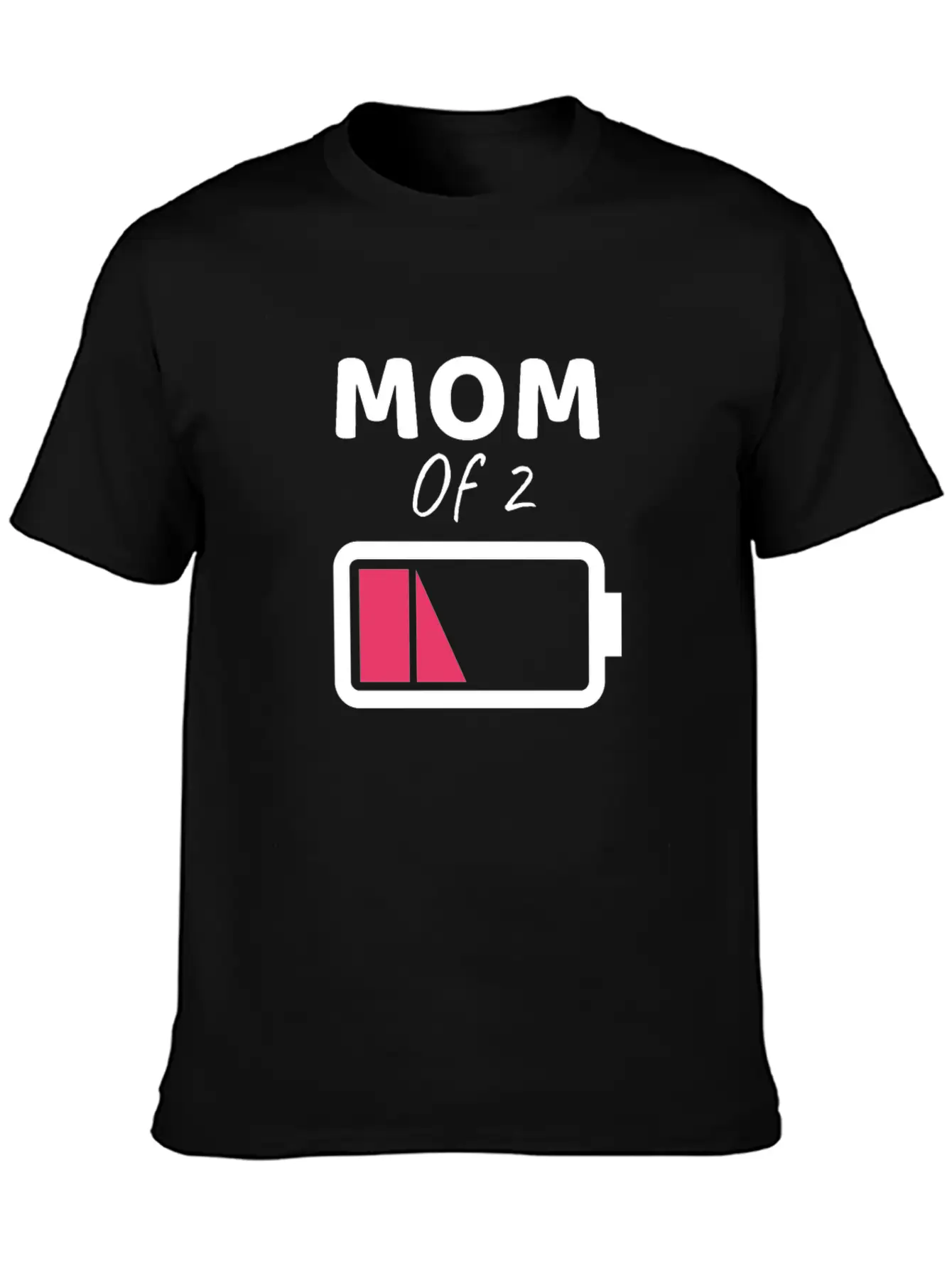 Tired Mom Mom Of 2 Gift Mom Of 2 Boys Gift Stylish Everyday T-Shirt – Unisex Basic Cotton Tee