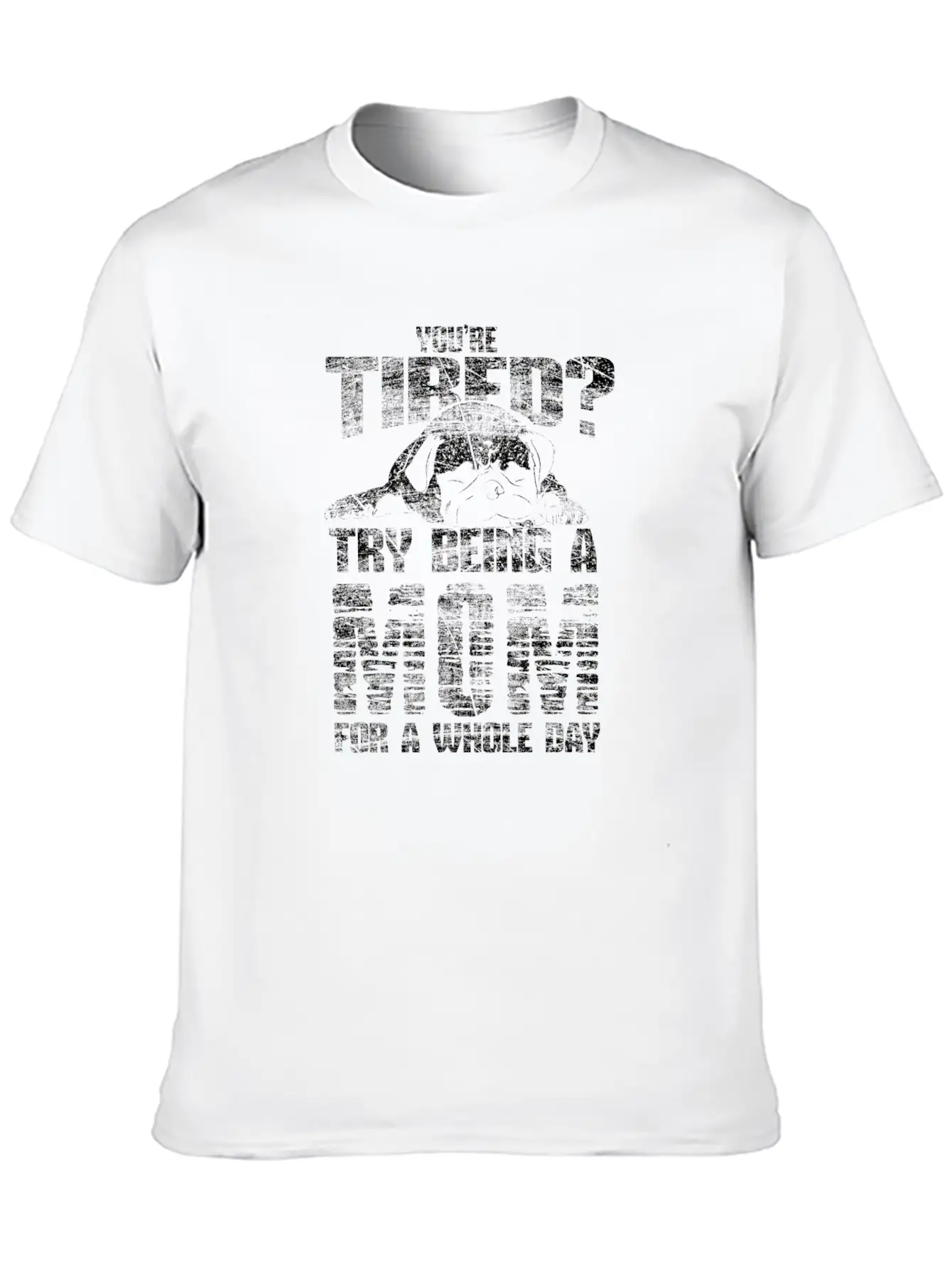 Tired Mother Gift Unisex Short Sleeve Soft Cotton T-Shirt – Casual Everyday Wear