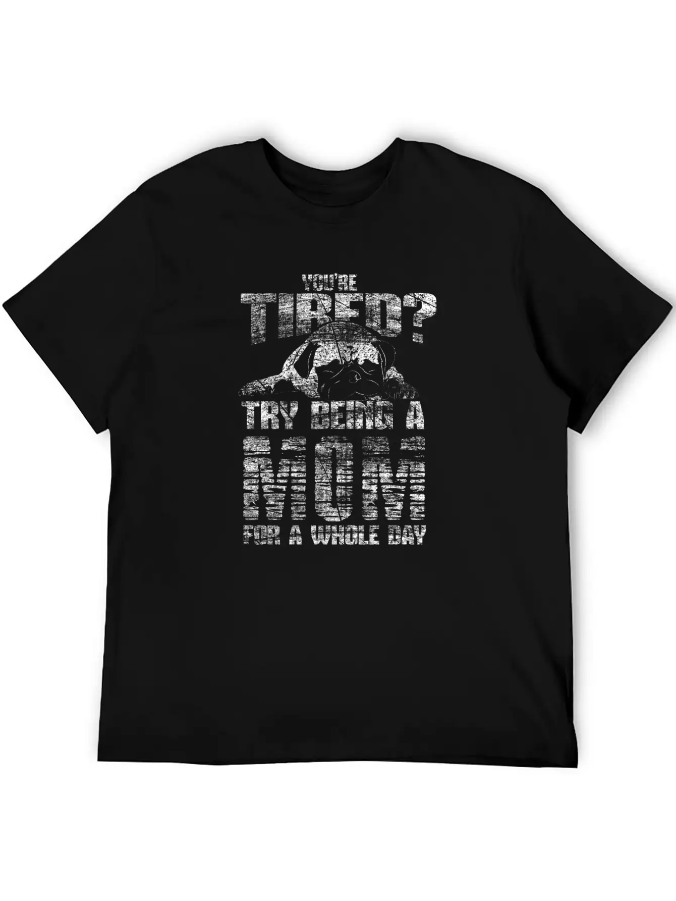 Tired Mother Gift Unisex Short Sleeve Soft Cotton T-Shirt – Casual Everyday Wear