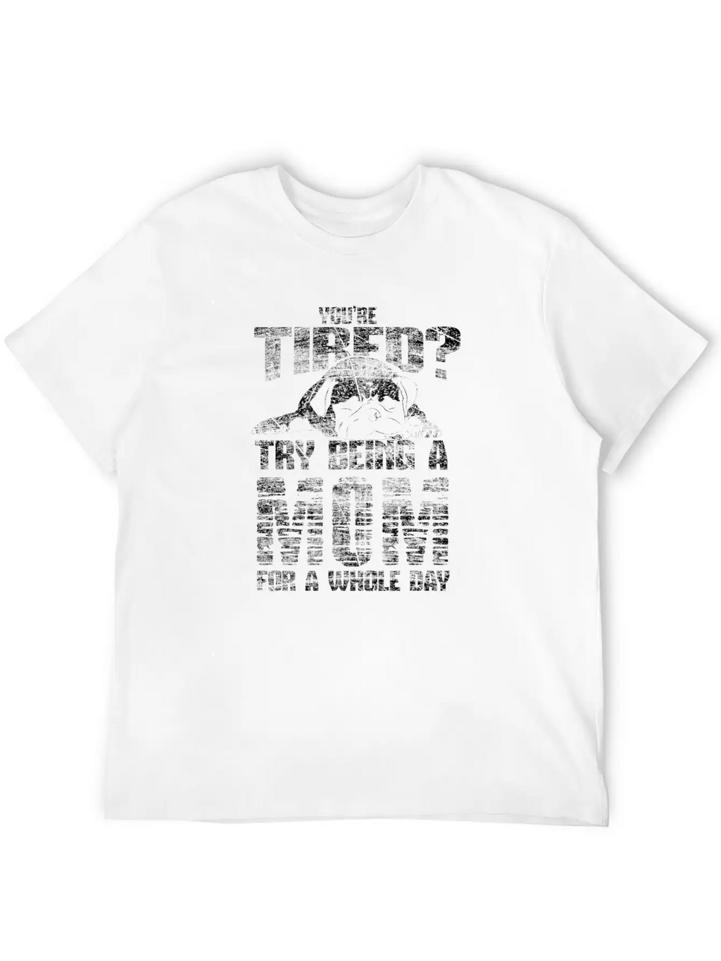 Tired Mother Gift Unisex Short Sleeve Soft Cotton T-Shirt – Casual Everyday Wear