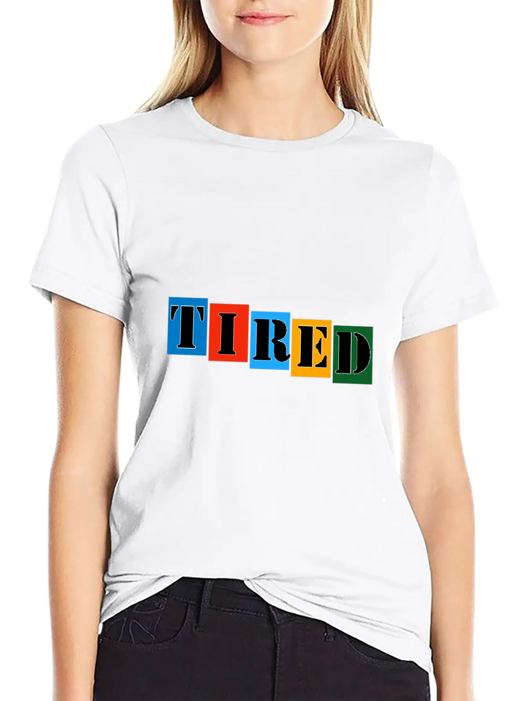 Tired Stylish Everyday T-Shirt – Unisex Basic Cotton Tee