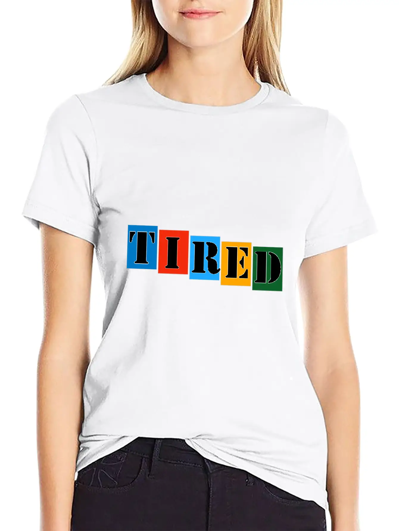 Tired Stylish Everyday T-Shirt – Unisex Basic Cotton Tee