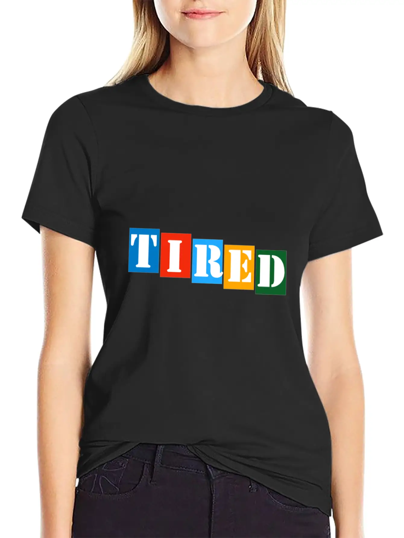 Tired Stylish Everyday T-Shirt – Unisex Basic Cotton Tee